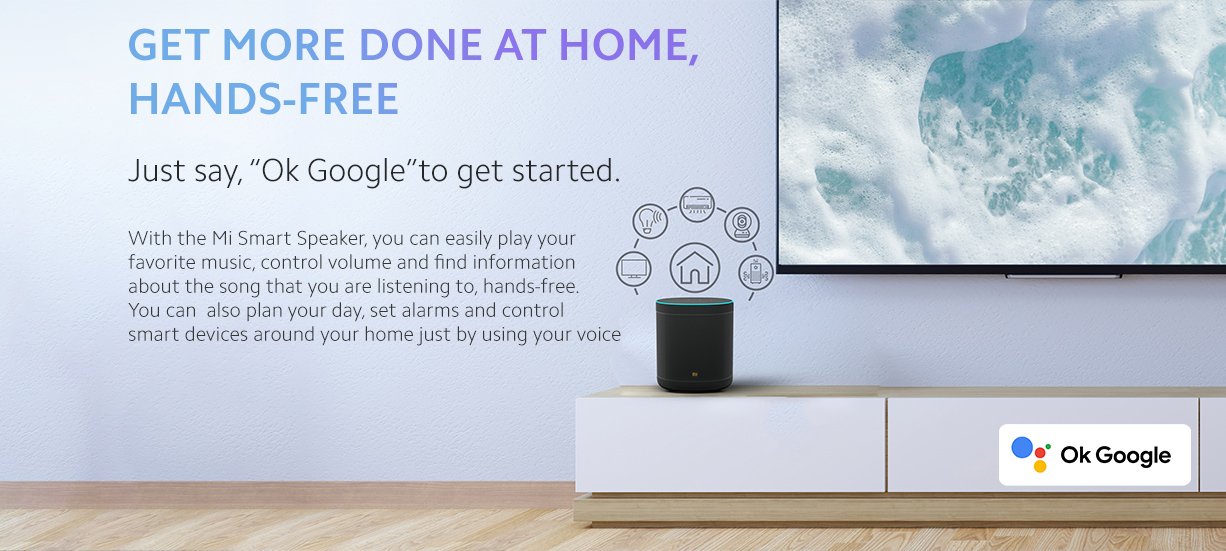 Pametni Zvočnik Xiaomi Mi Smart Speaker (Google Home)